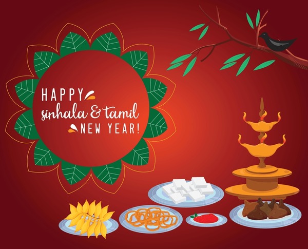 hand drawn sinhala tamil new 600nw 2283737467 - Sinhala Tamil New Year quotes image