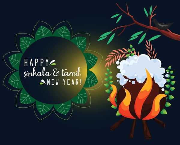 hand drawn sinhala tamil new 600nw 2283737483 - Sinhala Tamil New Year quotes image