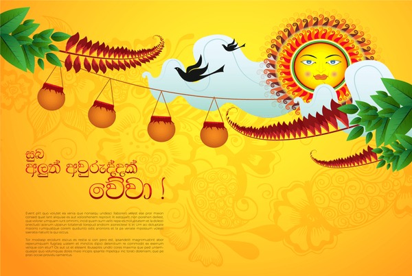 traditional sinhala hindu new year 600nw 1344913013 - Sinhala Tamil New Year quotes image