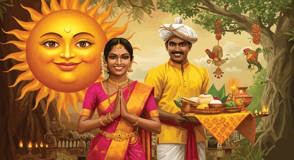 traditional sri lankan tamil couple 600nw 2609756085 - Sinhala Tamil New Year quotes image